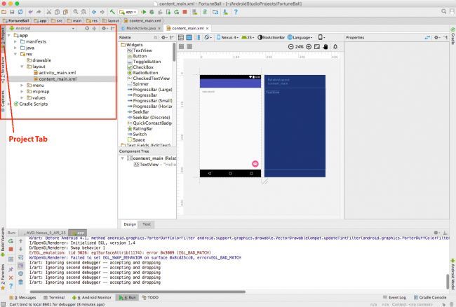 Quản lý dự án trong Android Studio