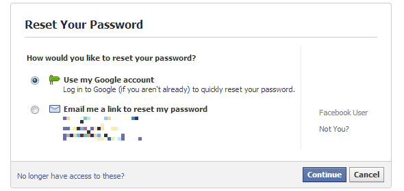 lấy mật khẩu facebook qua email