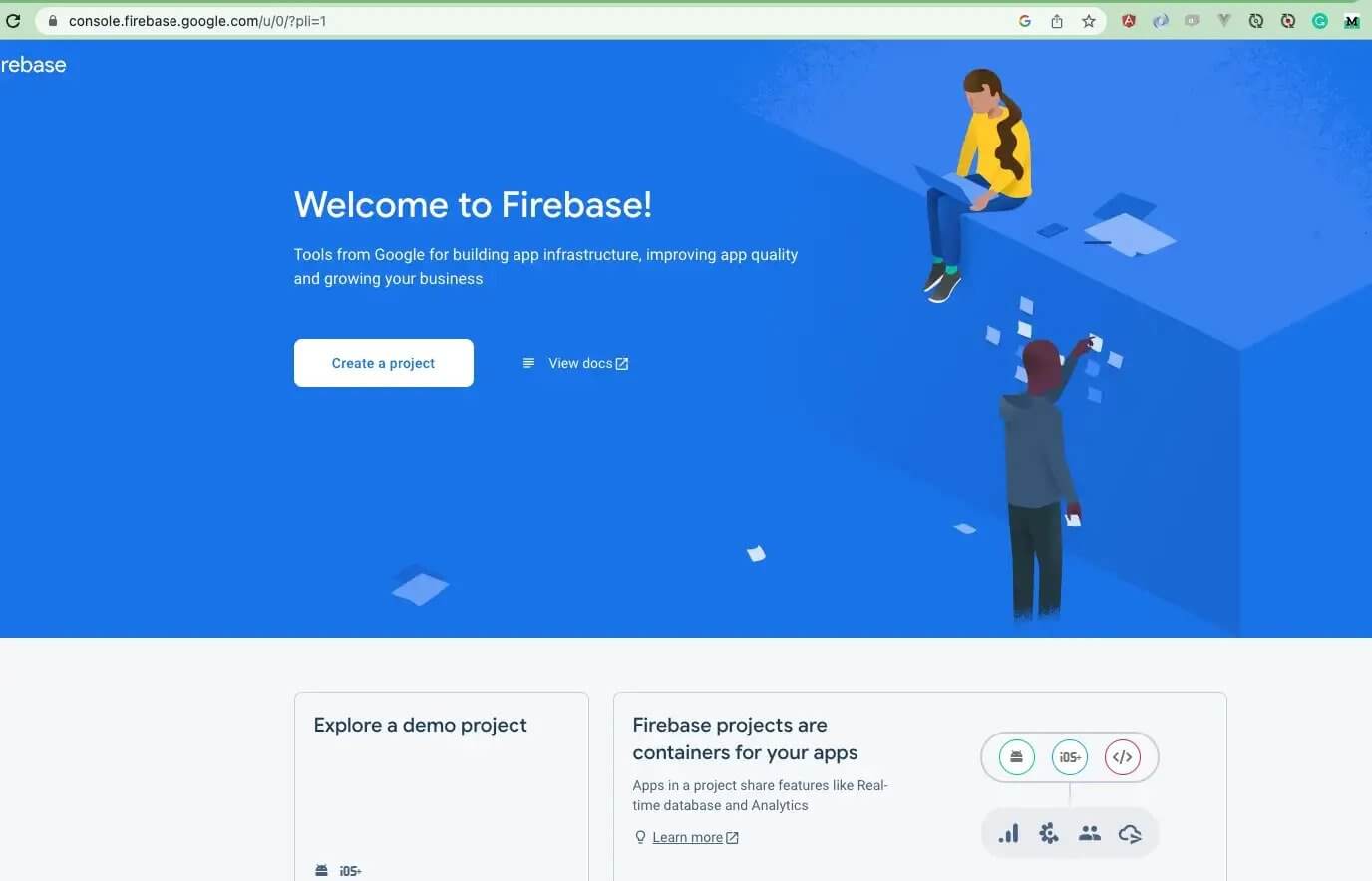 create-firebase-project